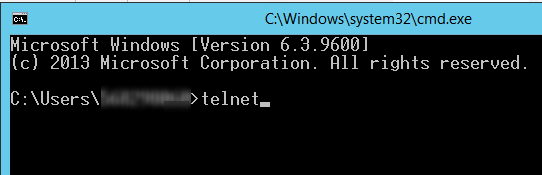 sftp connection - telnet